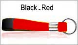 Black and Red Rubber Bracelets