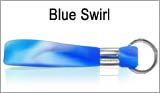 Blue Swirl Rubber Bracelets