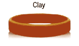 Clay rubber bracelets